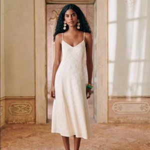 NWT Sezane Saleria Dress White Ivory 6